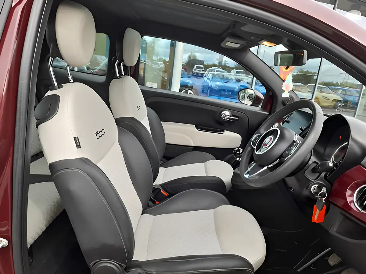 Used 2022 Fiat 500 Dolcevita (part Leather) Red - Interior and Exterior details 11