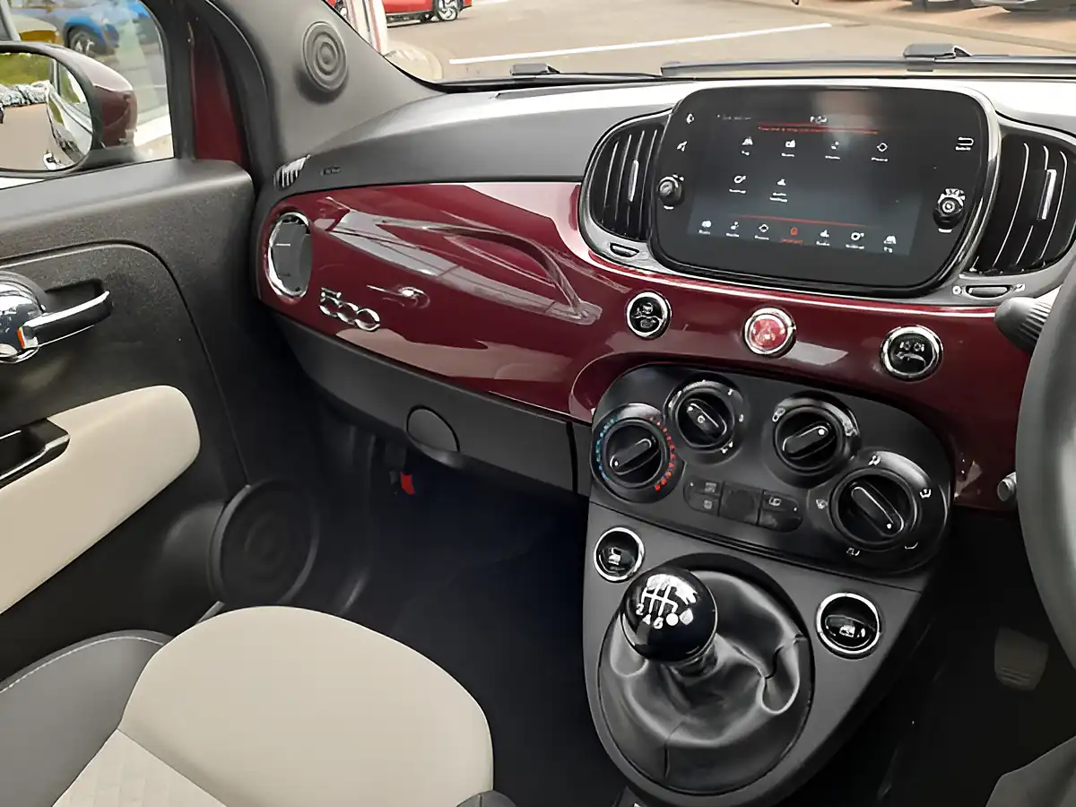 Used 2022 Fiat 500 Dolcevita (part Leather) Red - Interior and Exterior details 13