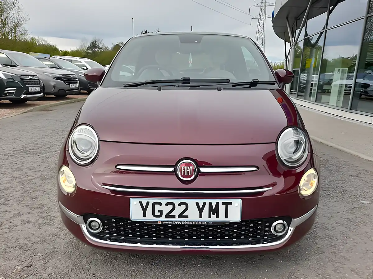 Used 2022 Fiat 500 Dolcevita (part Leather) Red - Interior and Exterior details 2