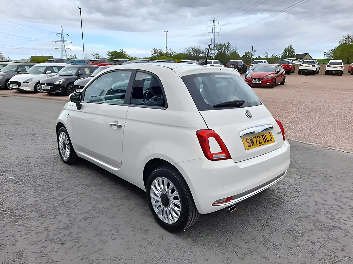 Used 2022 Fiat 500 Dolcevita (part Leather) White - Interior and Exterior details 5
