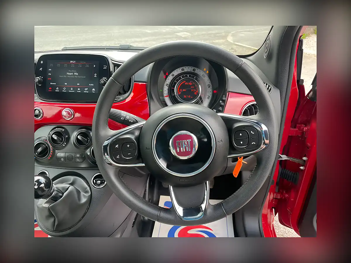 Used 2022 Fiat 500 Dolcevita Red - Interior and Exterior details 12