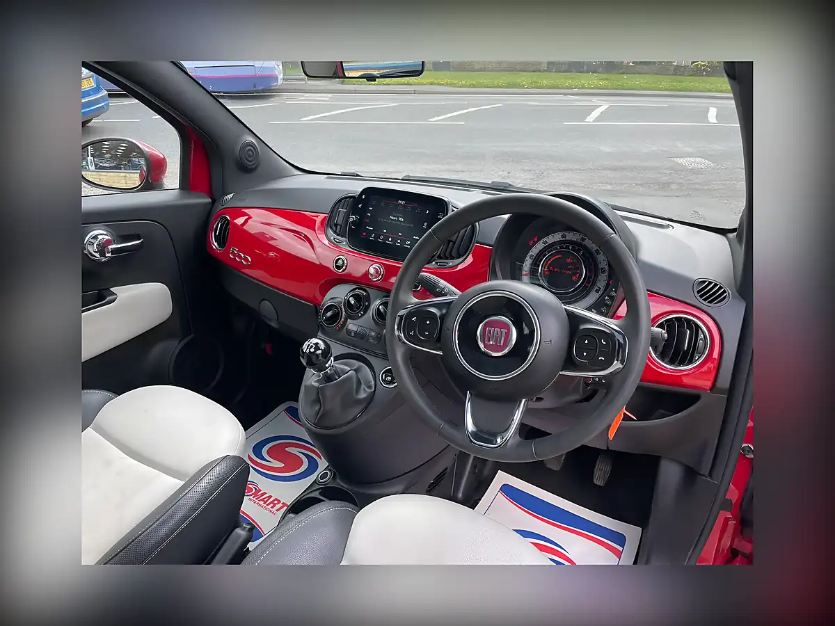 Used 2022 Fiat 500 Dolcevita Red - Interior and Exterior details 2