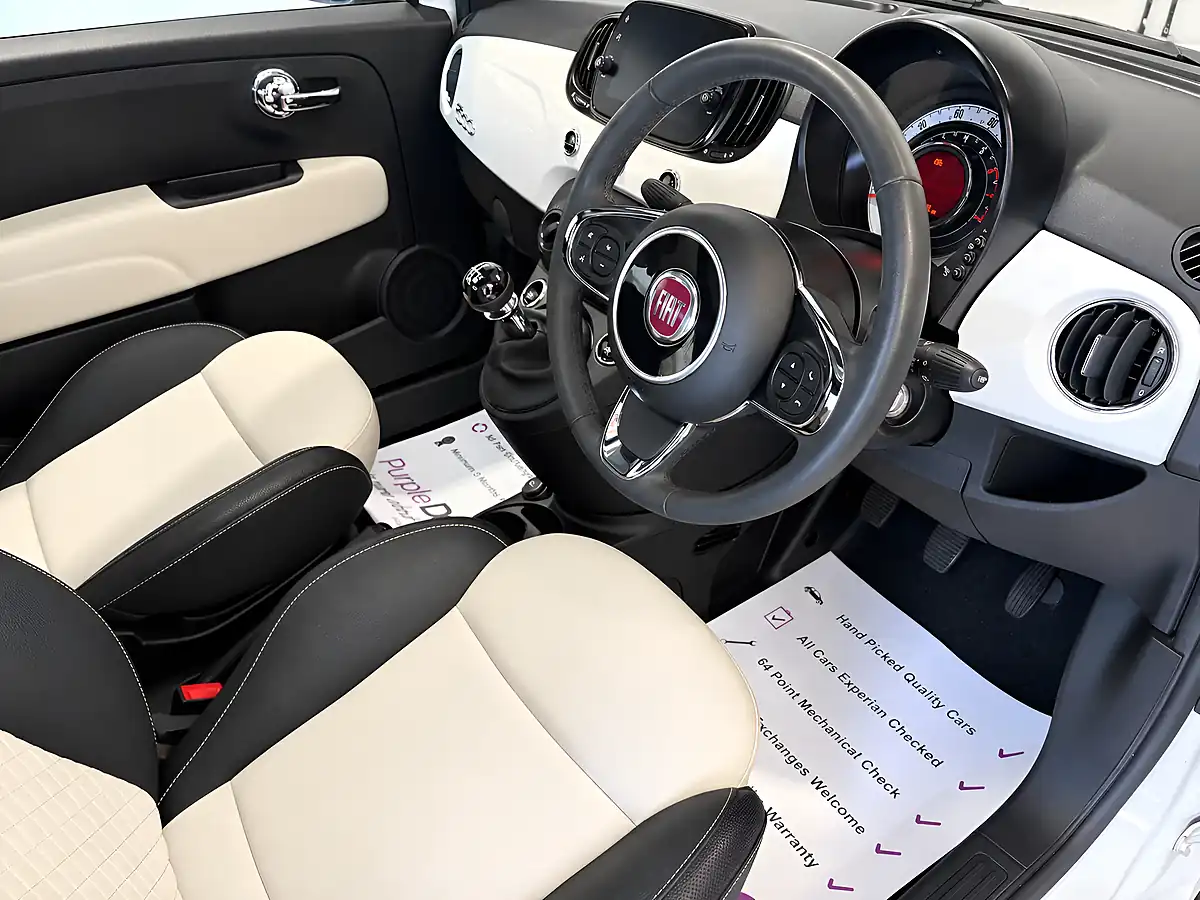 Used 2022 Fiat 500 Dolcevita White - Interior and Exterior details 18