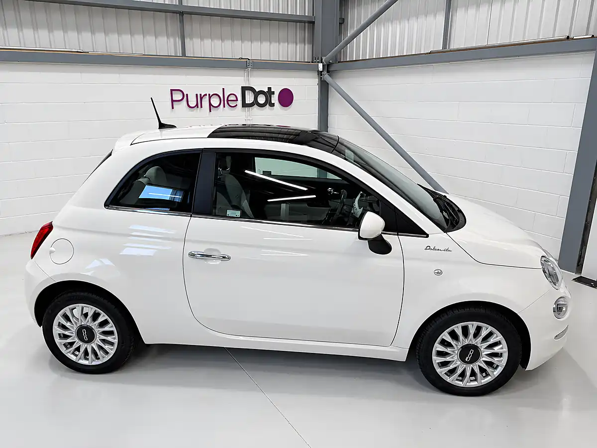 Used 2022 Fiat 500 Dolcevita White - Interior and Exterior details 4