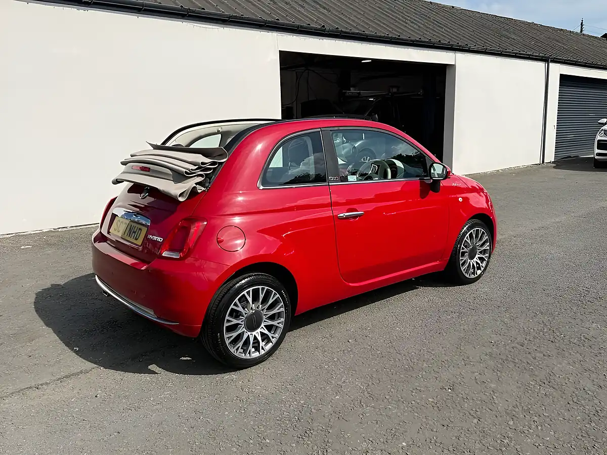 Used 2022 Fiat 500c Dolcevita Plus Red - Interior and Exterior details 3