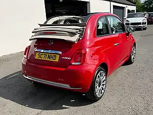 Used 2022 Fiat 500c Dolcevita Plus Red - Interior and Exterior details 4