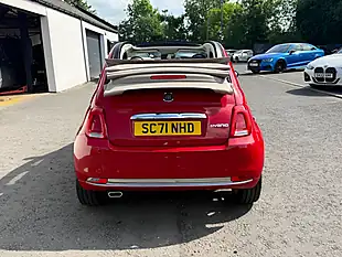 Used 2022 Fiat 500c Dolcevita Plus Red - Interior and Exterior details 5