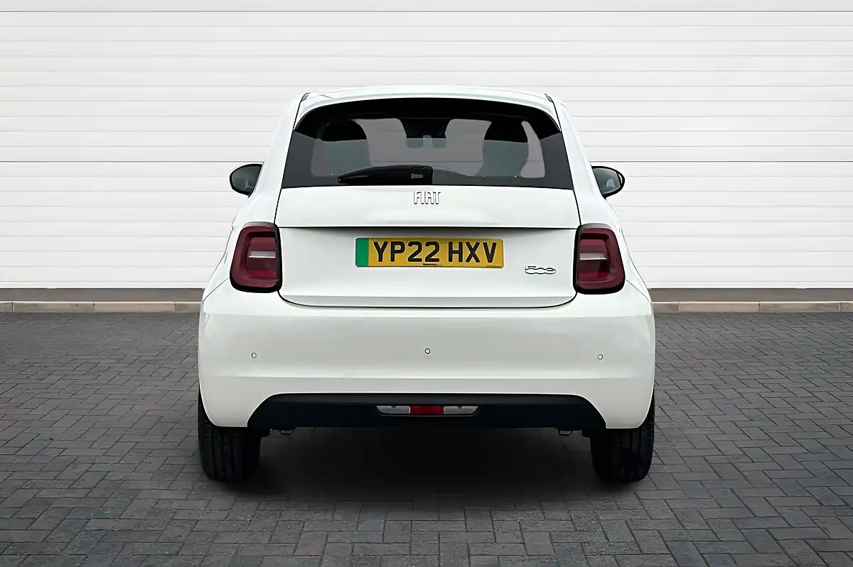 Used 2022 Fiat 500e Action White - Interior and Exterior details 4