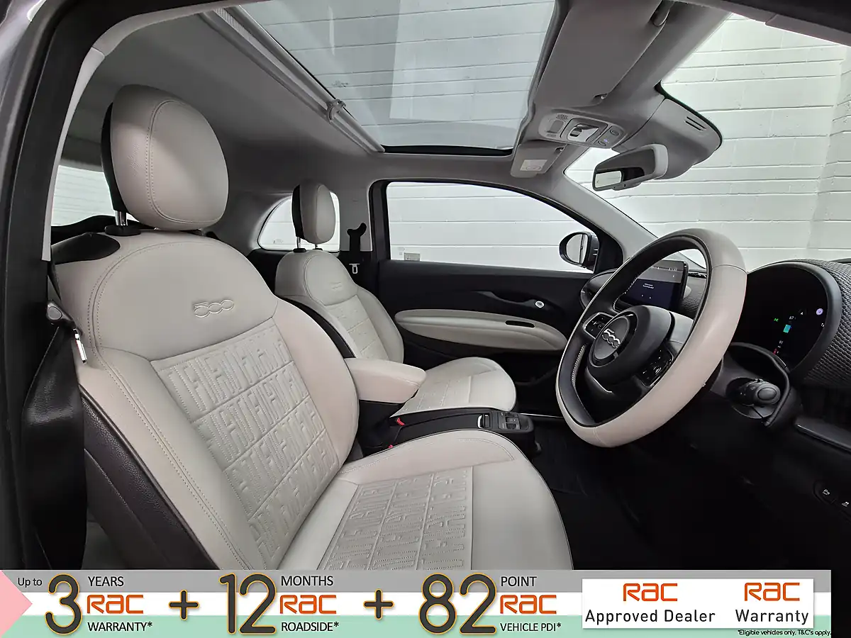 Used 2022 Fiat 500E La Prima Grey - Interior and Exterior details 13