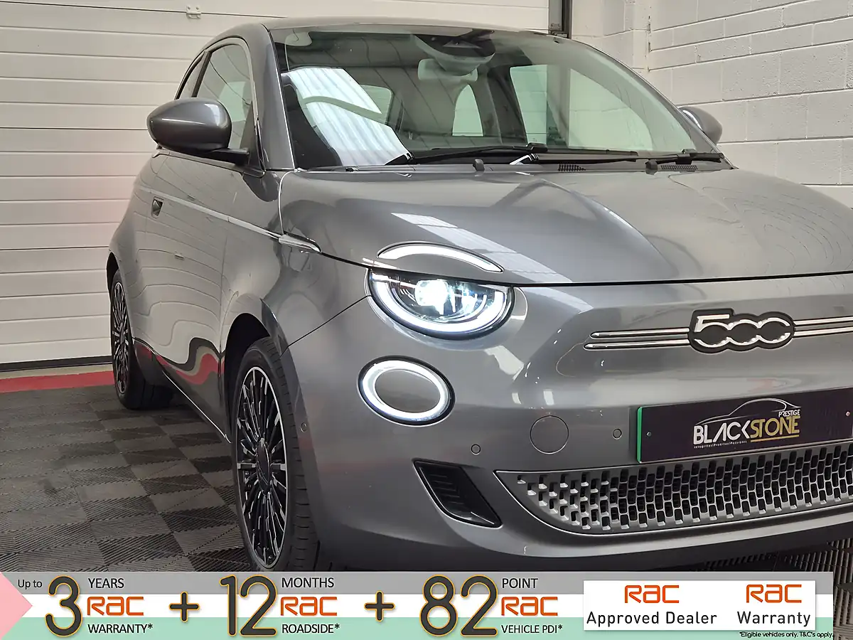 Used 2022 Fiat 500E La Prima Grey - Interior and Exterior details 3