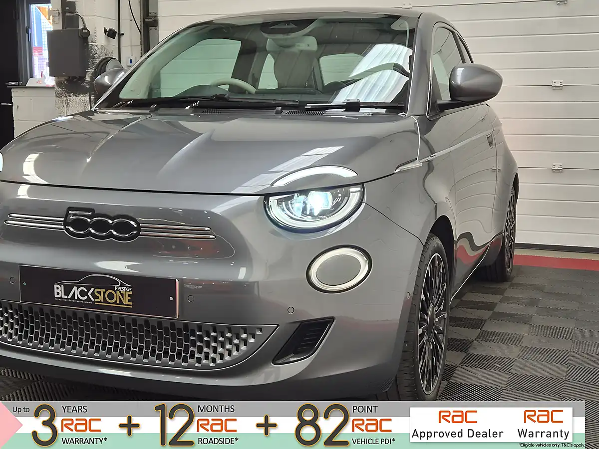 Used 2022 Fiat 500E La Prima Grey - Interior and Exterior details 5