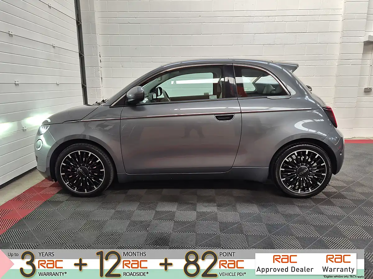 Used 2022 Fiat 500E La Prima Grey - Interior and Exterior details 9