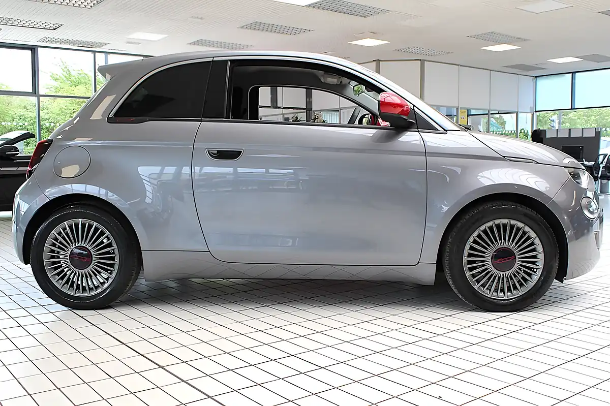 Used 2022 Fiat 500e Red Grey - Interior and Exterior details 14