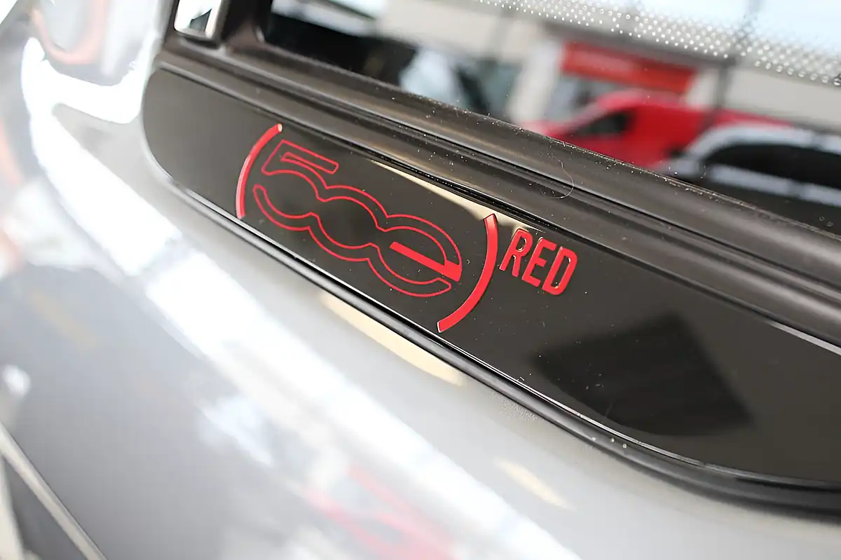 Used 2022 Fiat 500e Red Grey - Interior and Exterior details 17