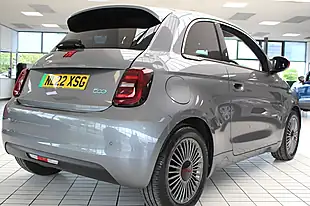 Used 2022 Fiat 500e Red Grey - Interior and Exterior details 18