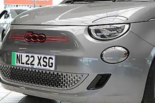 Used 2022 Fiat 500e Red Grey - Interior and Exterior details 4