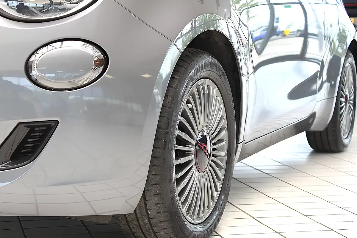 Used 2022 Fiat 500e Red Grey - Interior and Exterior details 6