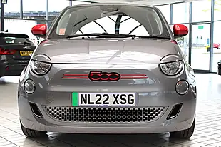 Used 2022 Fiat 500e Red Grey - Interior and Exterior details 8