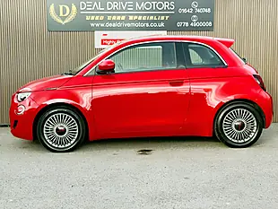 Used 2022 Fiat 500e Red Hatchback Red - Interior and Exterior details 5
