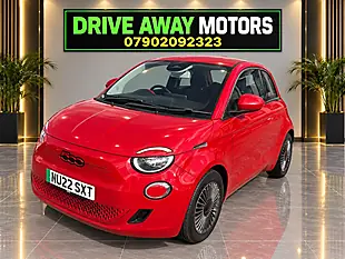 Used 2022 Fiat 500e Red Red - Interior and Exterior details 3