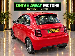 Used 2022 Fiat 500e Red Red - Interior and Exterior details 6