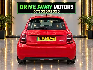 Used 2022 Fiat 500e Red Red - Interior and Exterior details 7