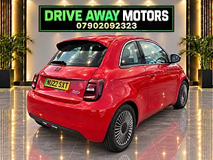 Used 2022 Fiat 500e Red Red - Interior and Exterior details 8
