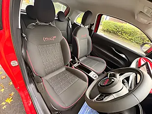 Used 2022 Fiat 500E Red Red - Interior and Exterior details 12