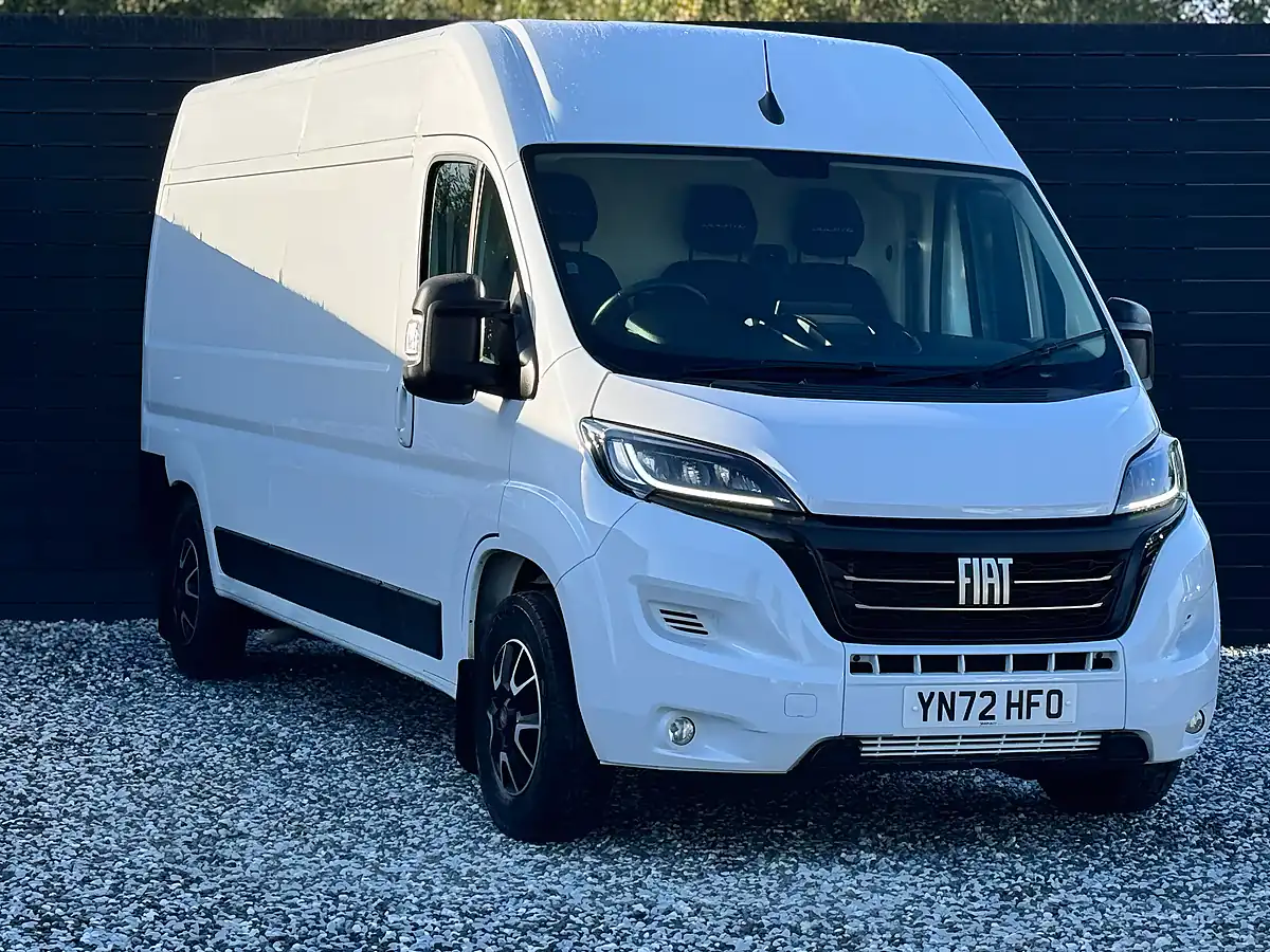 Used 2022 Fiat Ducato 35 Panel Van L H2 White - Front View