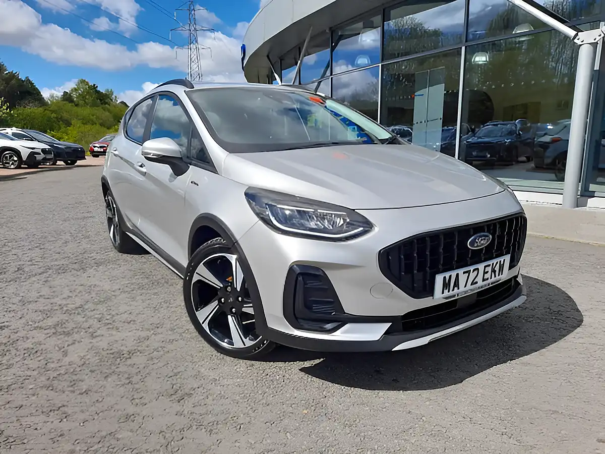 Used 2022 Ford Fiesta Active Edition Silver - Front View