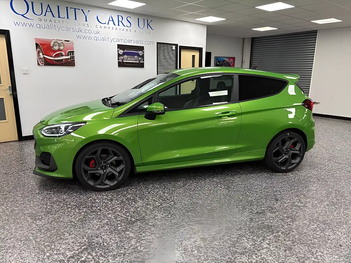 Used 2022 Ford Fiesta ST-3 Green - Interior and Exterior details 3