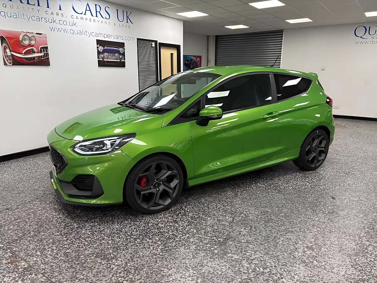 Used 2022 Ford Fiesta ST-3 Green - Interior and Exterior details 4