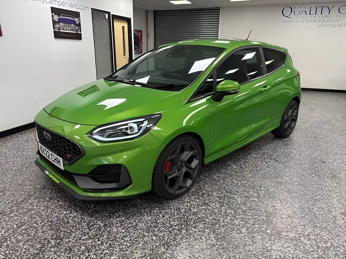 Used 2022 Ford Fiesta ST-3 Green - Interior and Exterior details 5