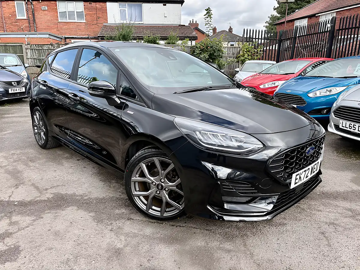 Used 2022 Ford Fiesta ST-Line Edition Agate Black - Front View