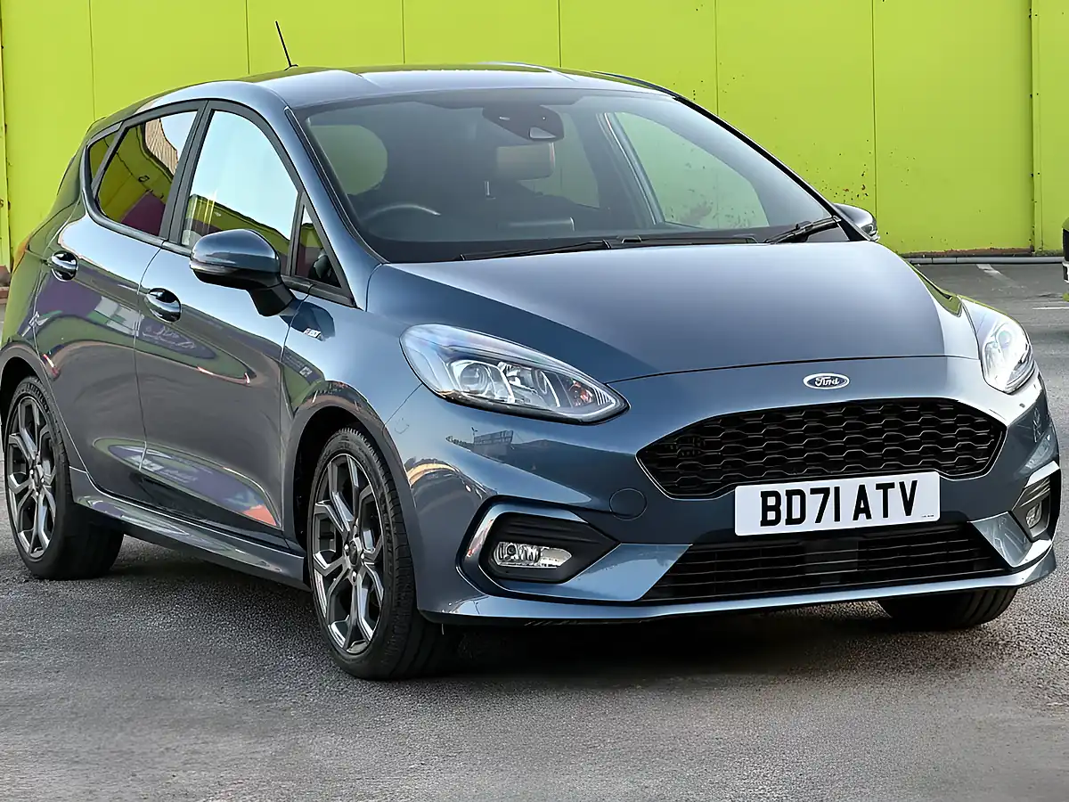 Used 2022 Ford Fiesta ST-Line Edition Blue - Front View