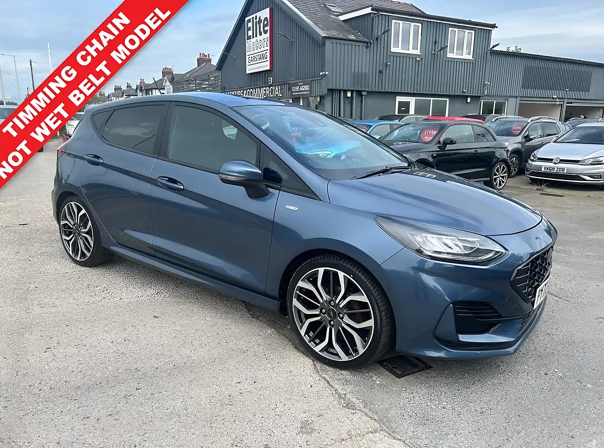 Used 2022 Ford Fiesta ST-Line X Blue - Front View