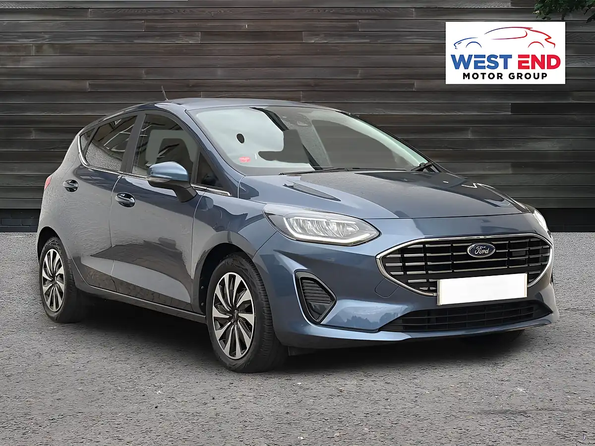 Used 2022 Ford Fiesta Titanium Blue - Front View