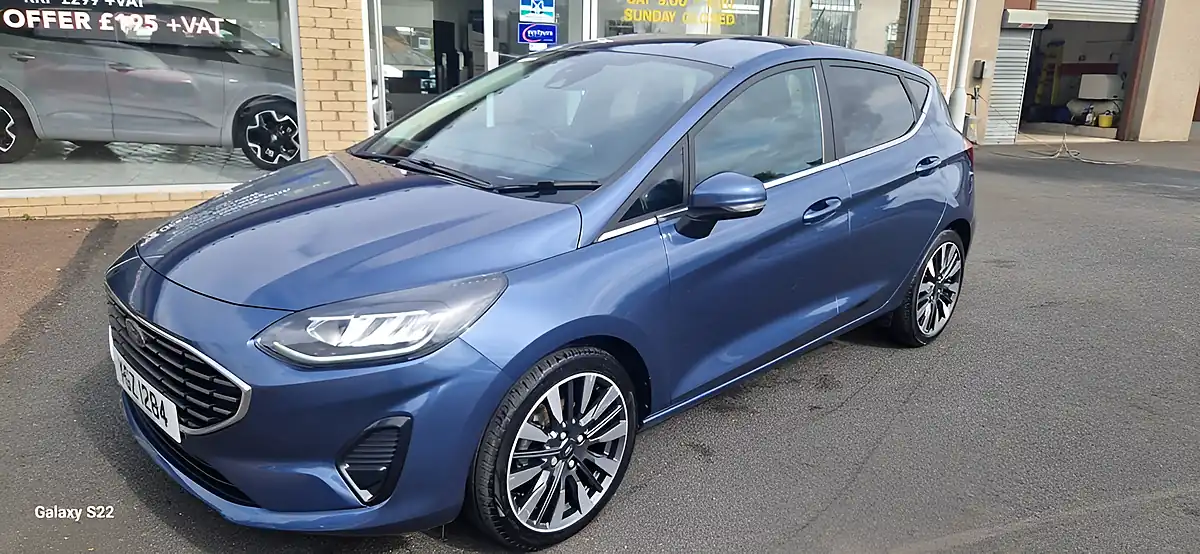 Used 2022 Ford Fiesta Titanium X Blue - Interior and Exterior details 11