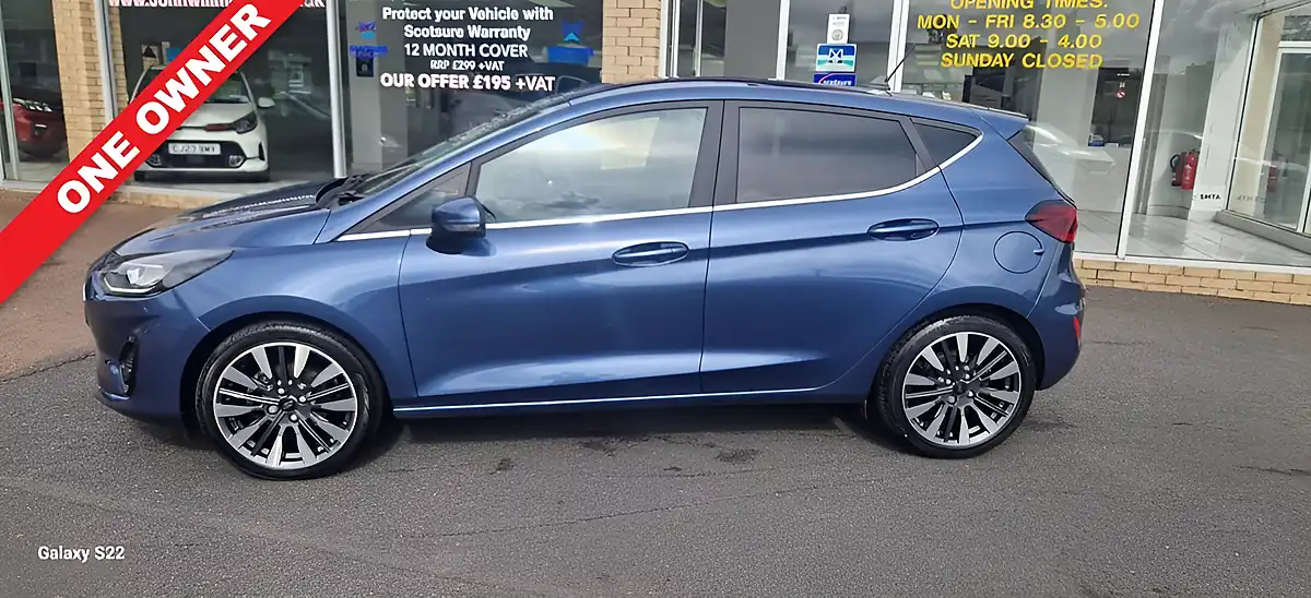 Used 2022 Ford Fiesta Titanium X Blue - Interior and Exterior details 2