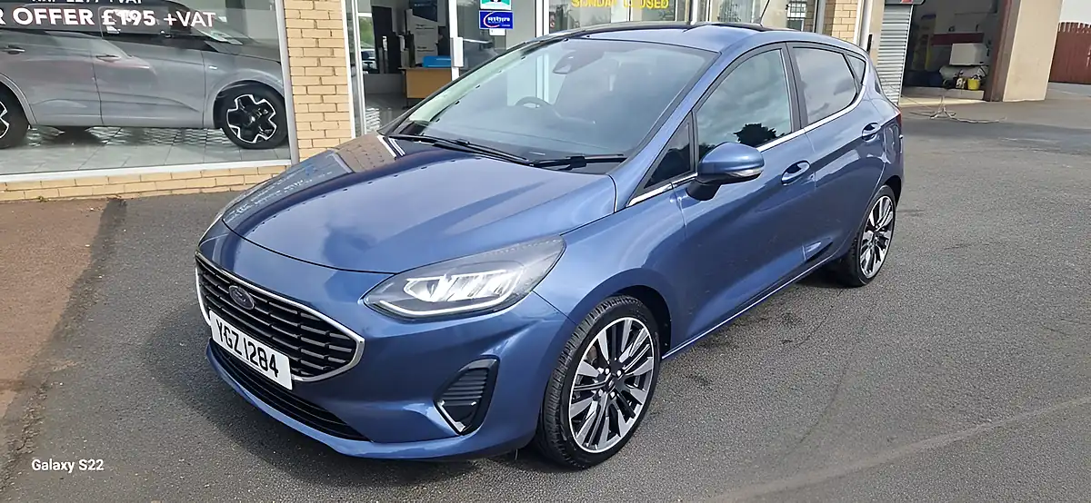 Used 2022 Ford Fiesta Titanium X Blue - Interior and Exterior details 9