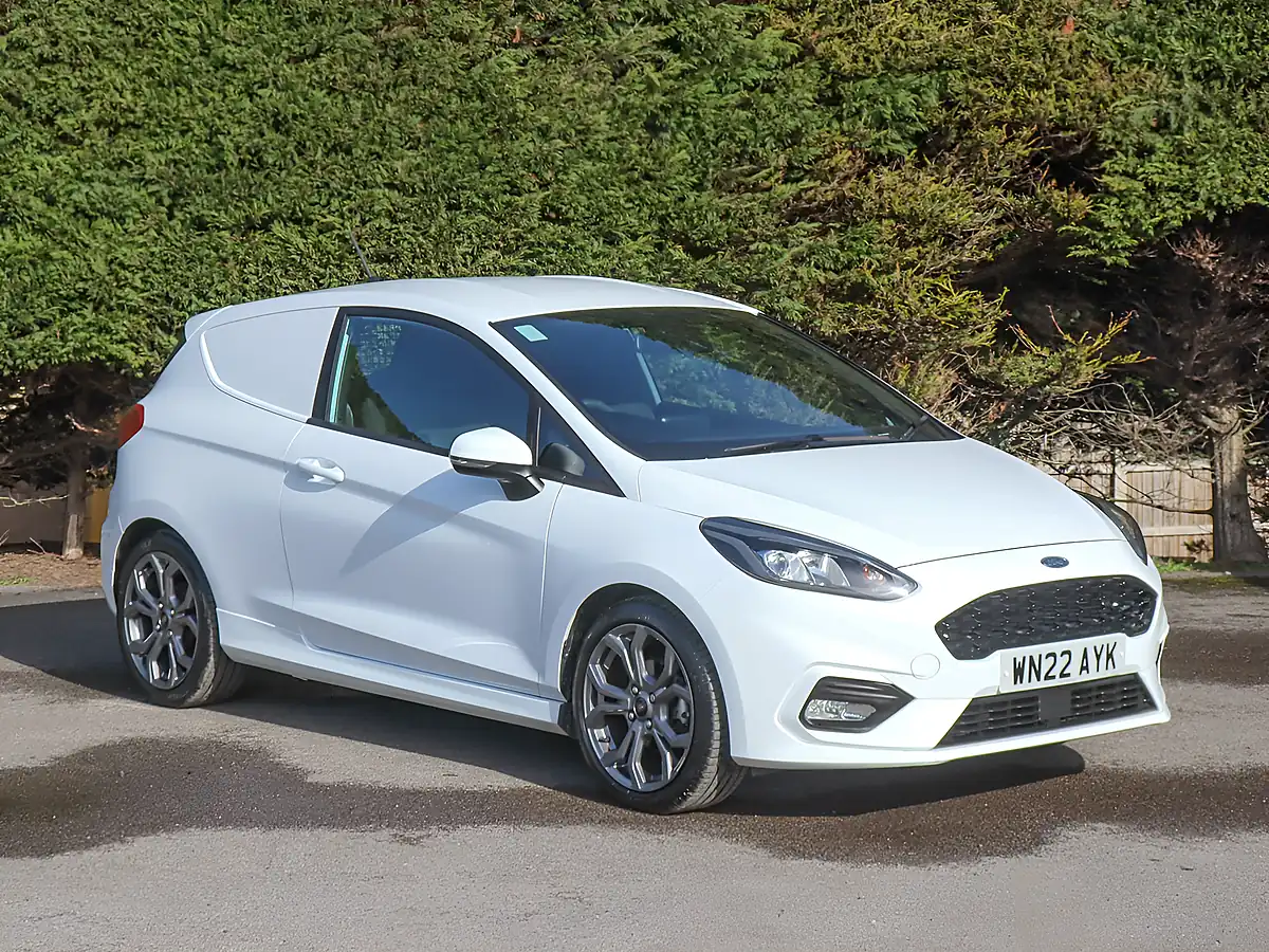 Used 2022 Ford Fiesta Van Sport Van Frozen White - Interior and Exterior details 4