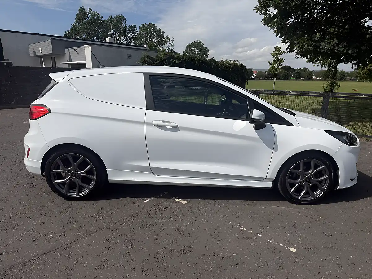 Used 2022 Ford Fiesta Van Sport White - Interior and Exterior details 12