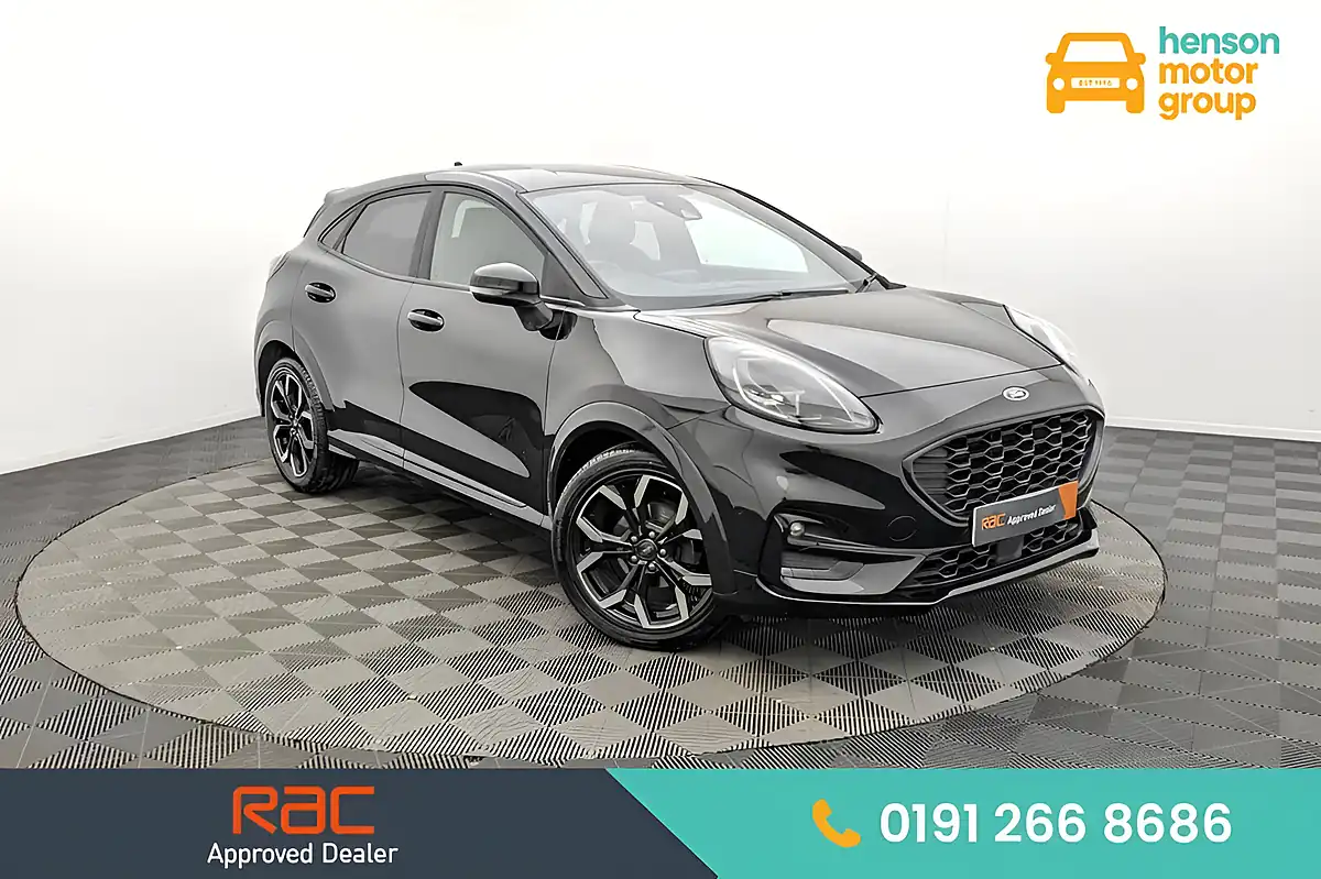 Used 2022 Ford Puma ST-Line X Agate Black - Front View