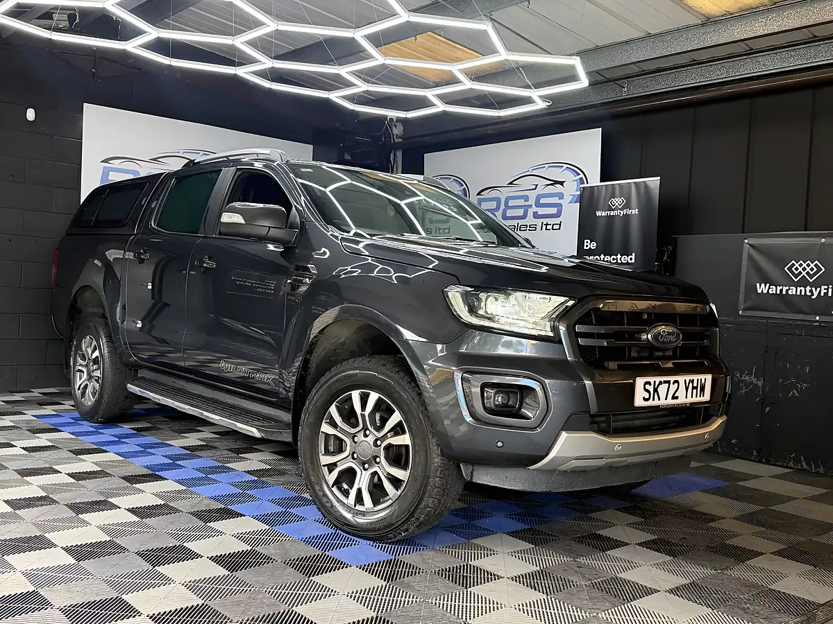 Used 2022 Ford Ranger Wildtrak Grey - Front View