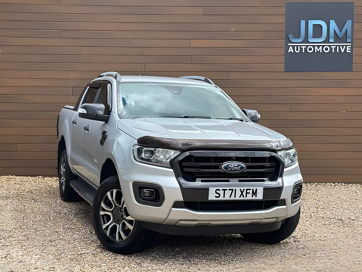 Used 2022 Ford Ranger Wildtrak Moondust Silver - Front View