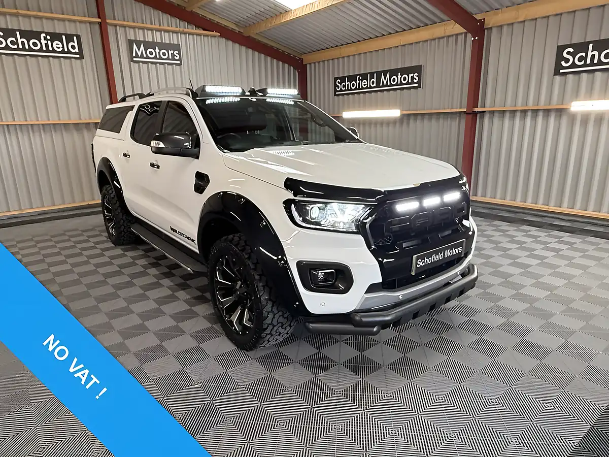 Used 2022 Ford Ranger Wildtrak White - Front View
