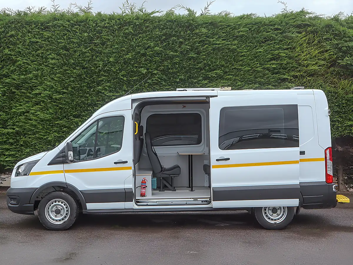 Used 2022 Ford Transit 350 FWD Leader White - Interior and Exterior details 8