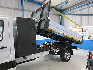 Used 2022 Ford Transit 350 Leader Single Cab Tipper White - Interior and Exterior details 13