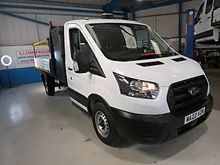 Used 2022 Ford Transit 350 Leader Single Cab Tipper White - Interior and Exterior details 2