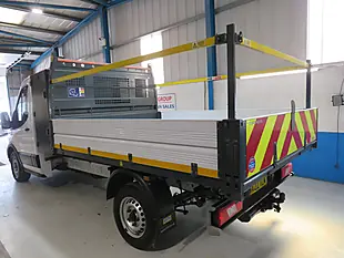 Used 2022 Ford Transit 350 Leader Single Cab Tipper White - Interior and Exterior details 4